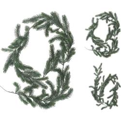 Homestyling Vánoční dekorace girlanda borovice 180 cm matná zelená