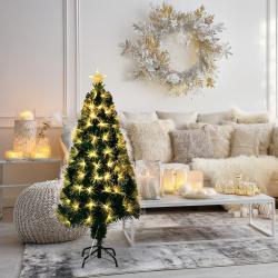 Homestyling Vánoční stromeček s LED osvětlením 120 cm