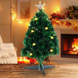 Homestyling Vánoční stromeček s LED osvětlením 60 cm