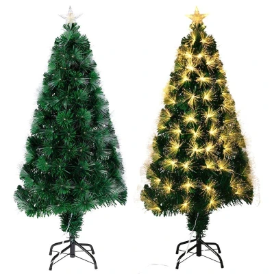 Homestyling Vánoční stromeček s LED osvětlením 90 cm