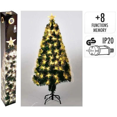 Homestyling Vánoční stromeček s LED osvětlením 90 cm