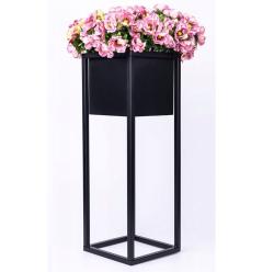 Homestyling Vysoký květináč s držákem 21 x 70 cm