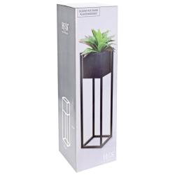Homestyling Vysoký květináč s držákem 21 x 70 cm