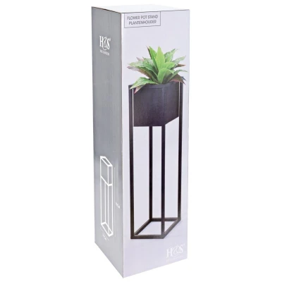Homestyling Vysoký květináč s držákem 21 x 70 cm
