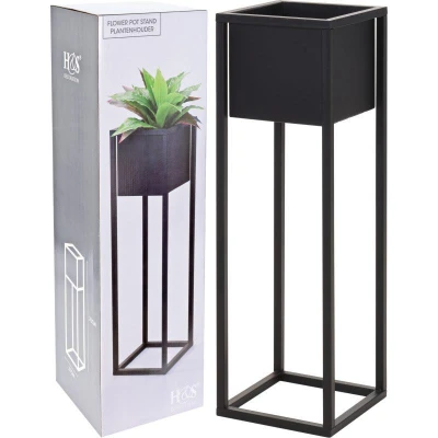 Homestyling Vysoký květináč s držákem 21 x 70 cm