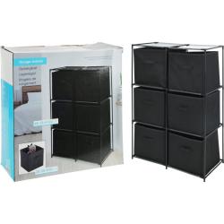 Homestyling Zásuvková skříňka 6 úložných boxů