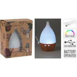 Homestyling Zvlhčovač vzduchu s aroma terapií USB LED