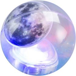 Hopík NASA skákací míček se třpytkami na baterie Světlo 4 druhy