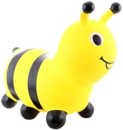 Hopsadlo gumové Včelka set baby skákadlo zvířátko s pumpičkou