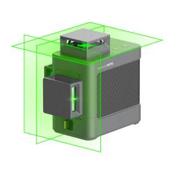 HOTO QWFGJ002 černý 3D 360° samonivelační křížový laser