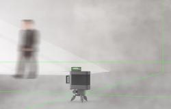 HOTO QWFGJ002 černý 3D 360° samonivelační křížový laser