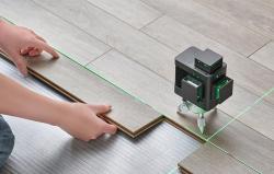 HOTO QWFGJ002 černý 3D 360° samonivelační křížový laser