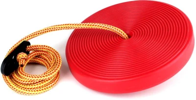 Houpačka kruh 27cm dětská závěsná nosnost 30kg plast 3 barvy
