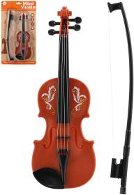 Housle dětské plastové (viola) 26cm kovové struny (hudební nástroje)