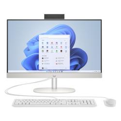 HP AIO 24-cr0000nc/24" IPS FHD AG/Core i3-N300/8GB/512GB SSD/Intel UHD/5xUSB/1xHDMI/RJ45/65W/2y/WIN 11 Home/White