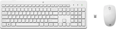 HP Bezdrátová klávesnice a myš 230 - bílá CZ/SK