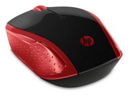 HP myš 200 bezdrátová červená HP myš 200 bezdrátová červená