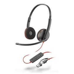 HP Poly BW 3220 Stereo USB-C HS +USB-C/A