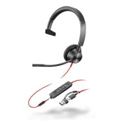 HP Poly BW 3310 Mono -M USB-C HS +USB-C/A HP Poly BW 3310 Mono -M USB-C HS +USB-C/A