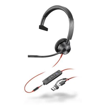 HP Poly BW 3310 Mono -M USB-C HS +USB-C/A HP Poly BW 3310 Mono -M USB-C HS +USB-C/A