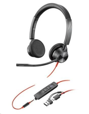 HP Poly BW 3325 USB-C HS +3.5mmP +USB-C/A HP Poly BW 3325 USB-C HS +3.5mmP +USB-C/A