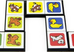 HRA Baby domino obrázkové moje první zvířátka set 28 kamenů plast pro miminko