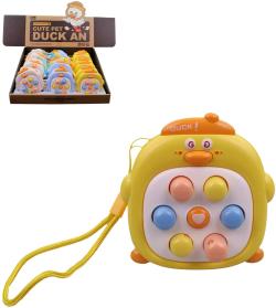 Hra baby kačer vyskakovací zvířátka s poutkem 3 barvy Hra baby kačer vyskakovací zvířátka s poutkem 3 barvy