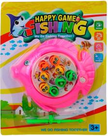 Hra Chytání rybiček dětský rybolov na natažení set s udicí 3 barvy