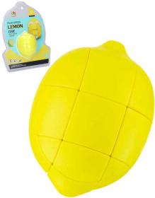 Hra hlavolam citron 8cm dětská skládačka ovoce plast Hra hlavolam citron 8cm dětská skládačka ovoce plast