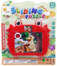 Hra hlavolam přesouvačka krab mořská zvířátka plast 8 druhů