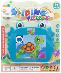 Hra hlavolam přesouvačka krab mořská zvířátka plast 8 druhů