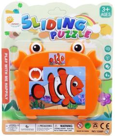 Hra hlavolam přesouvačka krab mořská zvířátka plast 8 druhů