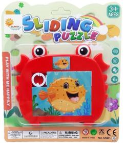 Hra hlavolam přesouvačka krab mořská zvířátka plast 8 druhů