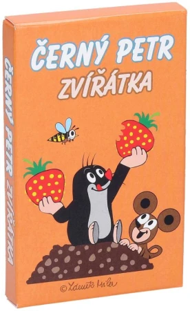Hra karetní Černý Petr KRTEK (Krteček) zvířátka (společenská hra)