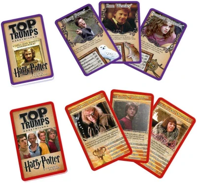 HRA Karetní Harry Potter Gryffindor v kovovém kufříku (společenská hra)