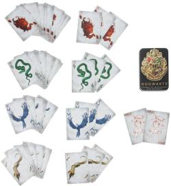 Hra karty hrací Harry Potter Bradavice v plechové krabičce dárkové balení