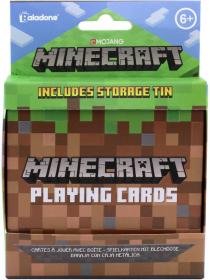 Hra Karty hrací Minecraft v plechové krabičce (společenská hra)