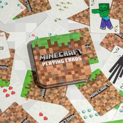 Hra Karty hrací Minecraft v plechové krabičce (společenská hra)