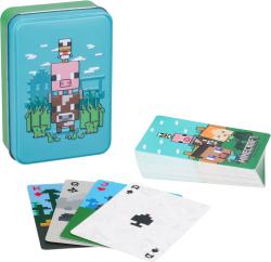 HRA Karty hrací Minecraft zvířata v plechové krabičce (společenská hra)
