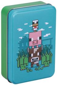 HRA Karty hrací Minecraft zvířata v plechové krabičce (společenská hra)
