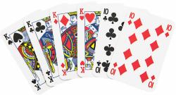 HRA Karty Poker 54 listů papírová krabička (společenská hra)