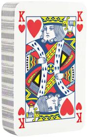 HRA Karty Poker 54 listů papírová krabička (společenská hra)