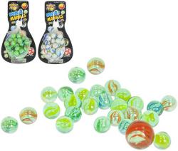 Hra kuličky skleněné set 25ks skleněnky 3 druhy v síťce (společenská hra) Hra kuličky skleněné set 25ks skleněnky 3 druhy v síťce (společenská hra)