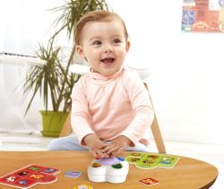 Hra Moje první baby zvukové Bingo zvířátka na baterie Světlo Zvuk