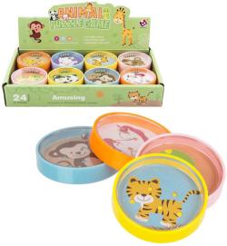 Hra motorický hlavolam kuličkový zvířátka 8 druhů plast