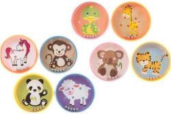 Hra motorický hlavolam kuličkový zvířátka 8 druhů plast