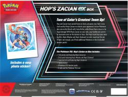 Hra Pokémon TCG Hop’s Zacian ex Box set 4x booster s doplňky