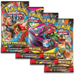 Hra Pokémon TCG ME01 Mega Evolution booster set 10 karet v sáčku Hra Pokémon TCG ME01 Mega Evolution booster set 10 karet v sáčku