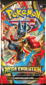 Hra Pokémon TCG ME01 Mega Evolution booster set 10 karet v sáčku