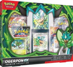 Hra Pokémon TCG Ogerpon ex Premium Collection 6x booster s doplňky
